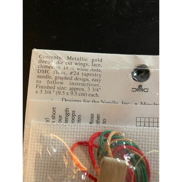 Designs for the Needle Counted Cross Stitch Angel Ornament Hearts 'n Trees #1462 - Picture 7 of 7